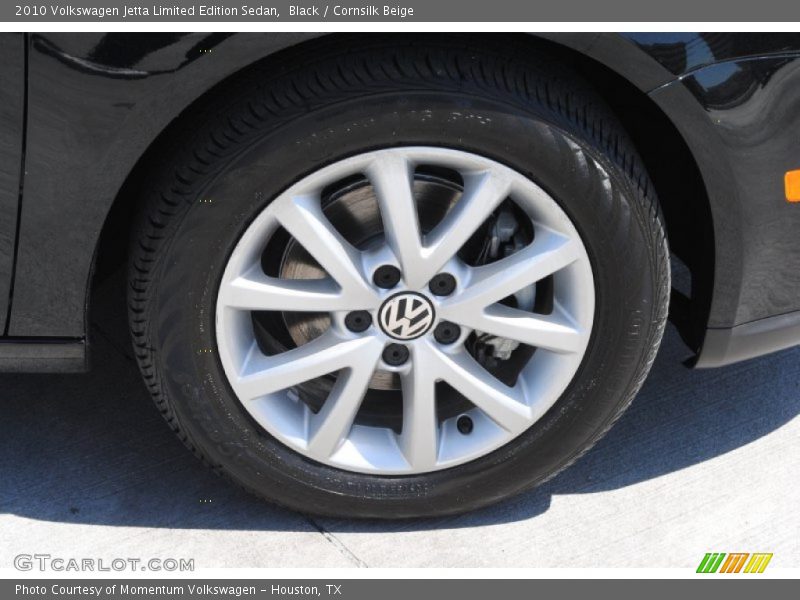 Black / Cornsilk Beige 2010 Volkswagen Jetta Limited Edition Sedan