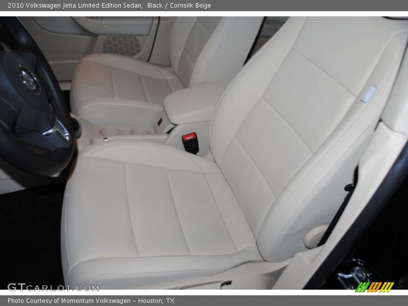 Black / Cornsilk Beige 2010 Volkswagen Jetta Limited Edition Sedan