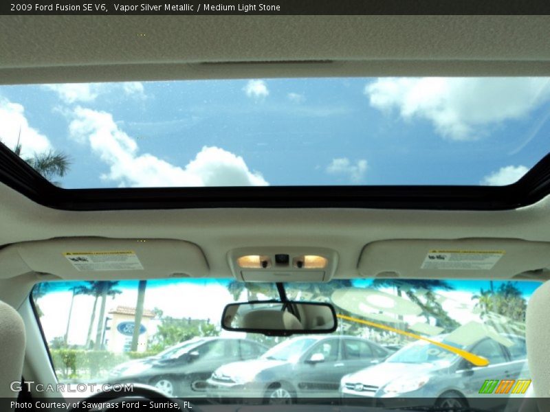 Vapor Silver Metallic / Medium Light Stone 2009 Ford Fusion SE V6