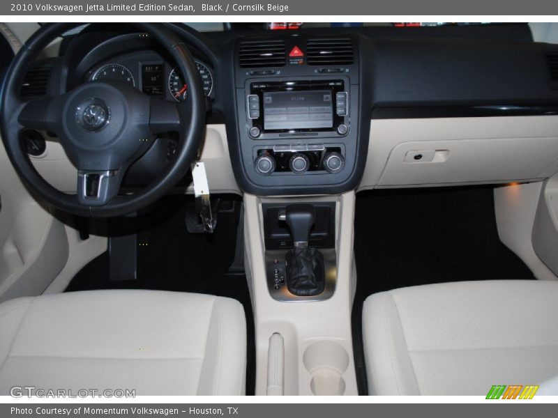 Black / Cornsilk Beige 2010 Volkswagen Jetta Limited Edition Sedan