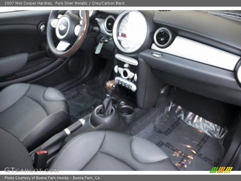 Pure Silver Metallic / Grey/Carbon Black 2007 Mini Cooper Hardtop