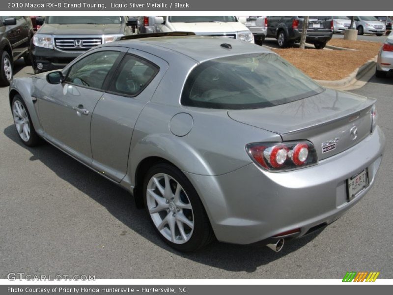 Liquid Silver Metallic / Black 2010 Mazda RX-8 Grand Touring