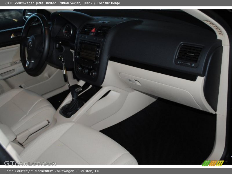 Black / Cornsilk Beige 2010 Volkswagen Jetta Limited Edition Sedan