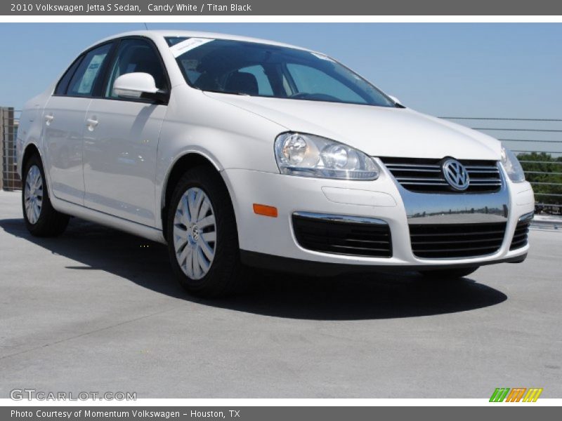 Candy White / Titan Black 2010 Volkswagen Jetta S Sedan