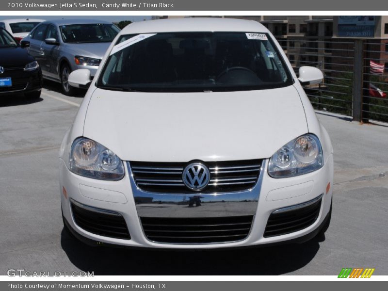 Candy White / Titan Black 2010 Volkswagen Jetta S Sedan