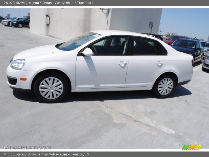 Candy White / Titan Black 2010 Volkswagen Jetta S Sedan