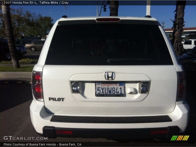 Taffeta White / Gray 2007 Honda Pilot EX-L
