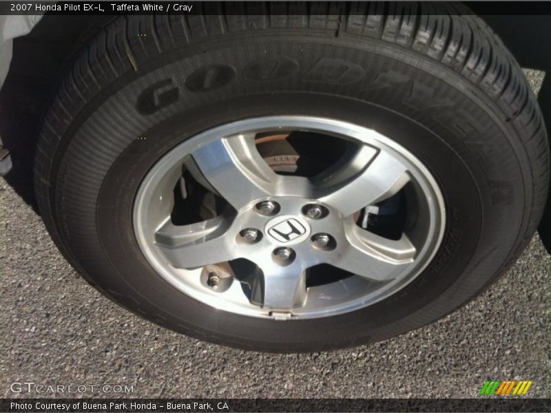 Taffeta White / Gray 2007 Honda Pilot EX-L