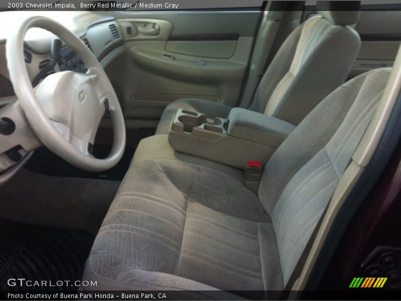 Berry Red Metallic / Medium Gray 2003 Chevrolet Impala