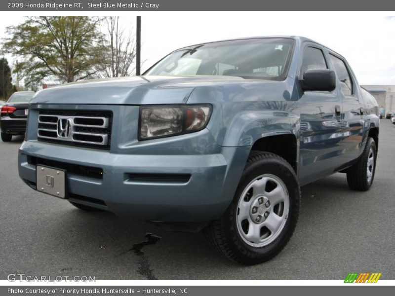 Steel Blue Metallic / Gray 2008 Honda Ridgeline RT