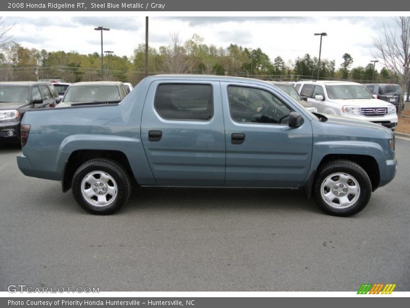 Steel Blue Metallic / Gray 2008 Honda Ridgeline RT