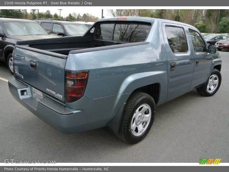 Steel Blue Metallic / Gray 2008 Honda Ridgeline RT