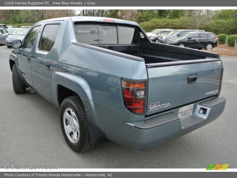 Steel Blue Metallic / Gray 2008 Honda Ridgeline RT