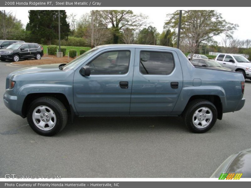 Steel Blue Metallic / Gray 2008 Honda Ridgeline RT