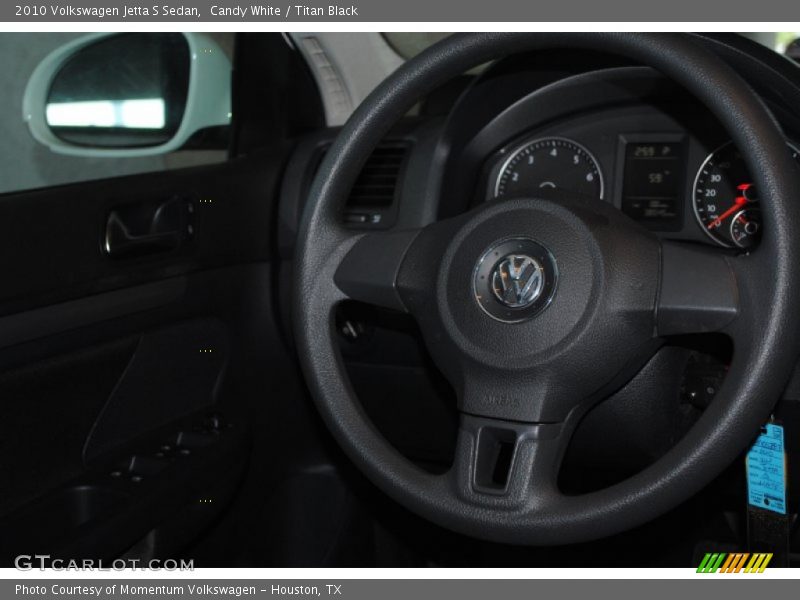 Candy White / Titan Black 2010 Volkswagen Jetta S Sedan