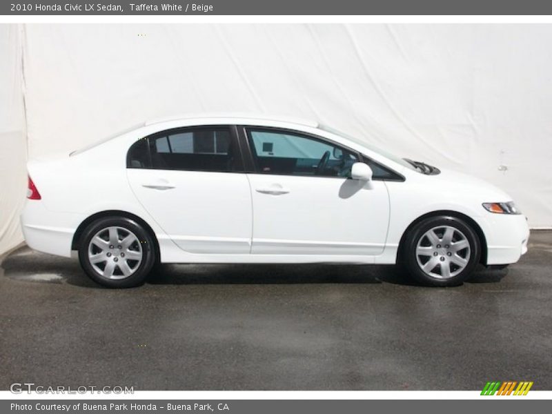 Taffeta White / Beige 2010 Honda Civic LX Sedan