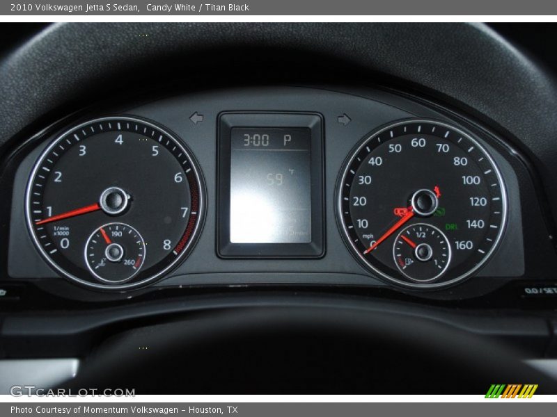 Candy White / Titan Black 2010 Volkswagen Jetta S Sedan