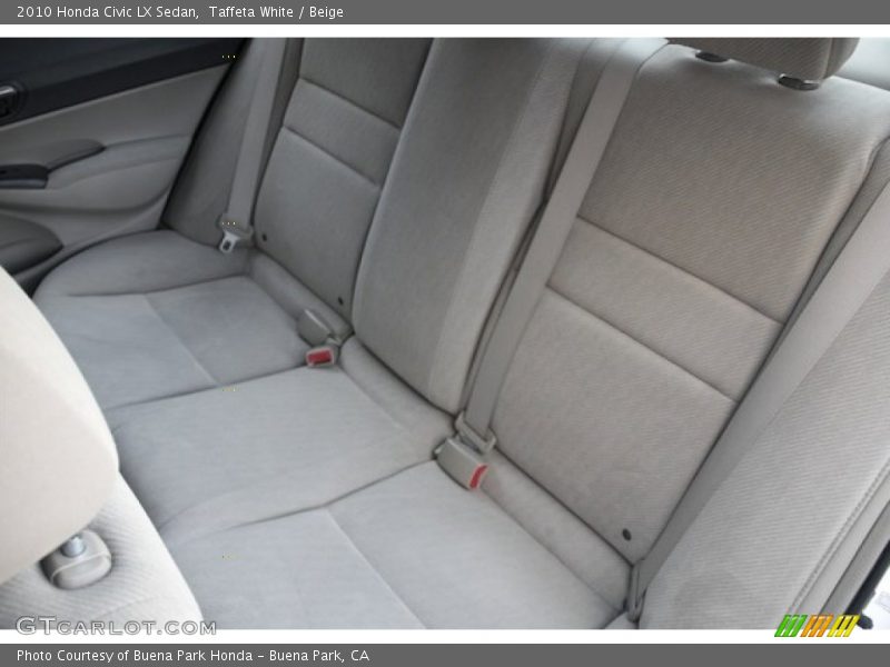 Taffeta White / Beige 2010 Honda Civic LX Sedan