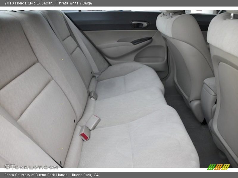 Taffeta White / Beige 2010 Honda Civic LX Sedan