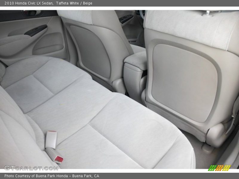 Taffeta White / Beige 2010 Honda Civic LX Sedan