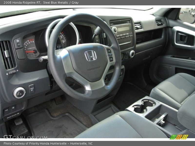 Steel Blue Metallic / Gray 2008 Honda Ridgeline RT