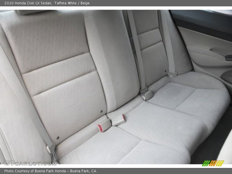 Taffeta White / Beige 2010 Honda Civic LX Sedan