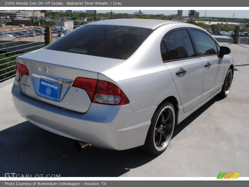 Alabaster Silver Metallic / Gray 2009 Honda Civic DX-VP Sedan
