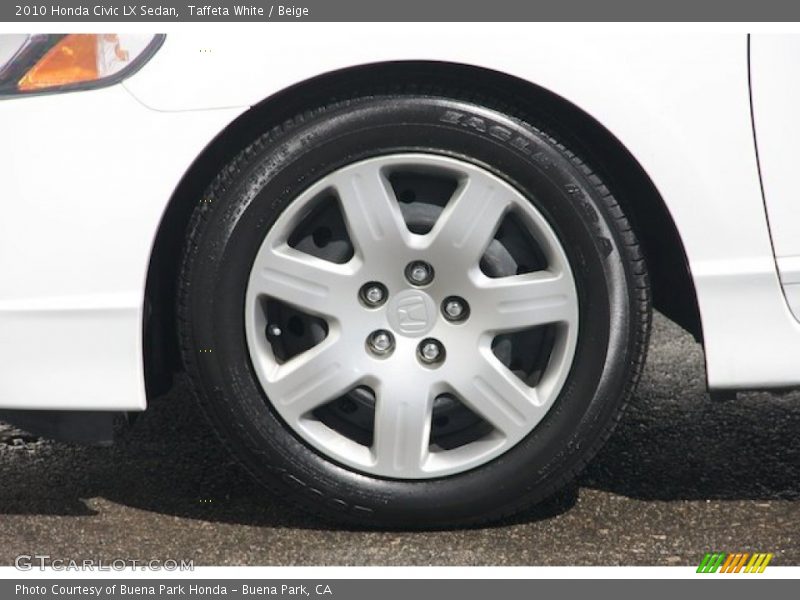 Taffeta White / Beige 2010 Honda Civic LX Sedan