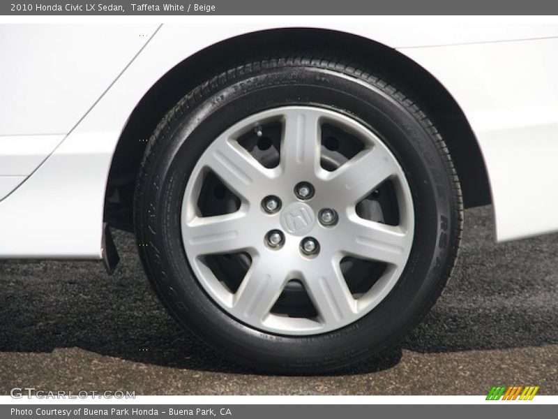 Taffeta White / Beige 2010 Honda Civic LX Sedan