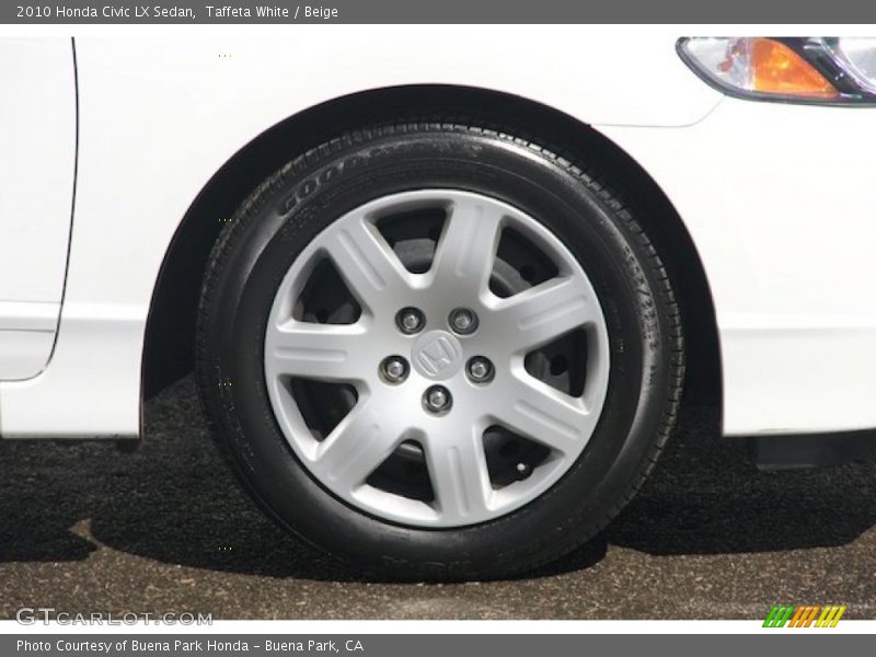 Taffeta White / Beige 2010 Honda Civic LX Sedan