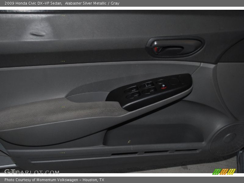 Alabaster Silver Metallic / Gray 2009 Honda Civic DX-VP Sedan