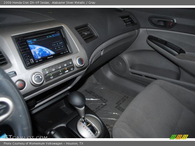 Alabaster Silver Metallic / Gray 2009 Honda Civic DX-VP Sedan