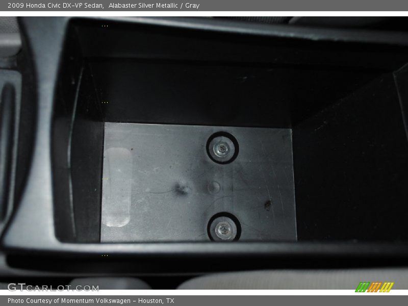 Alabaster Silver Metallic / Gray 2009 Honda Civic DX-VP Sedan