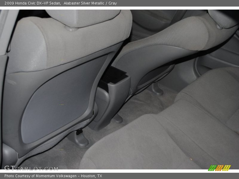 Alabaster Silver Metallic / Gray 2009 Honda Civic DX-VP Sedan
