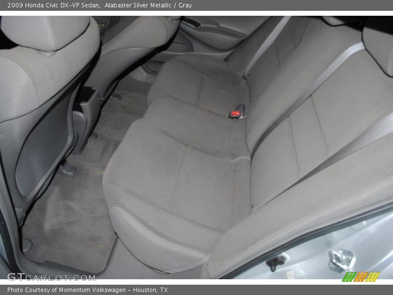 Alabaster Silver Metallic / Gray 2009 Honda Civic DX-VP Sedan