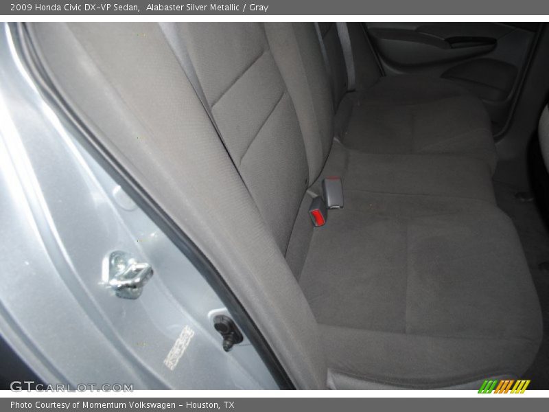 Alabaster Silver Metallic / Gray 2009 Honda Civic DX-VP Sedan
