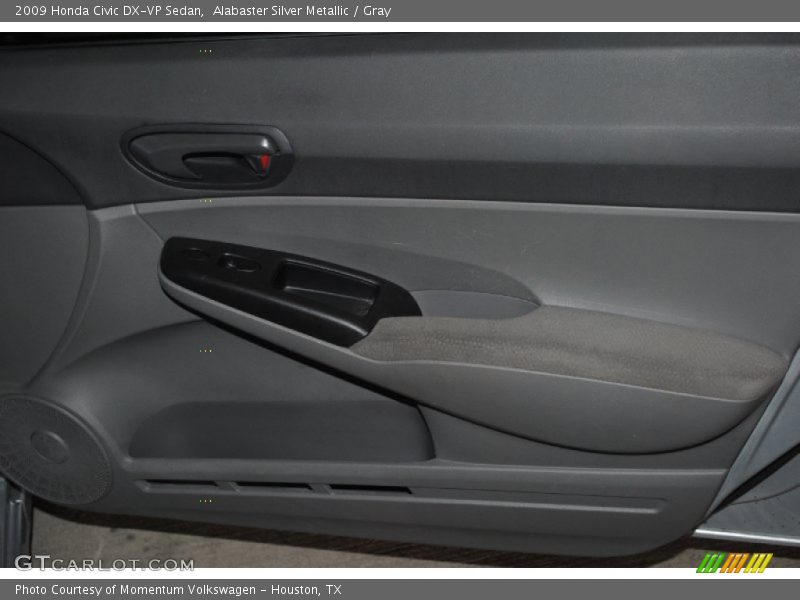 Alabaster Silver Metallic / Gray 2009 Honda Civic DX-VP Sedan