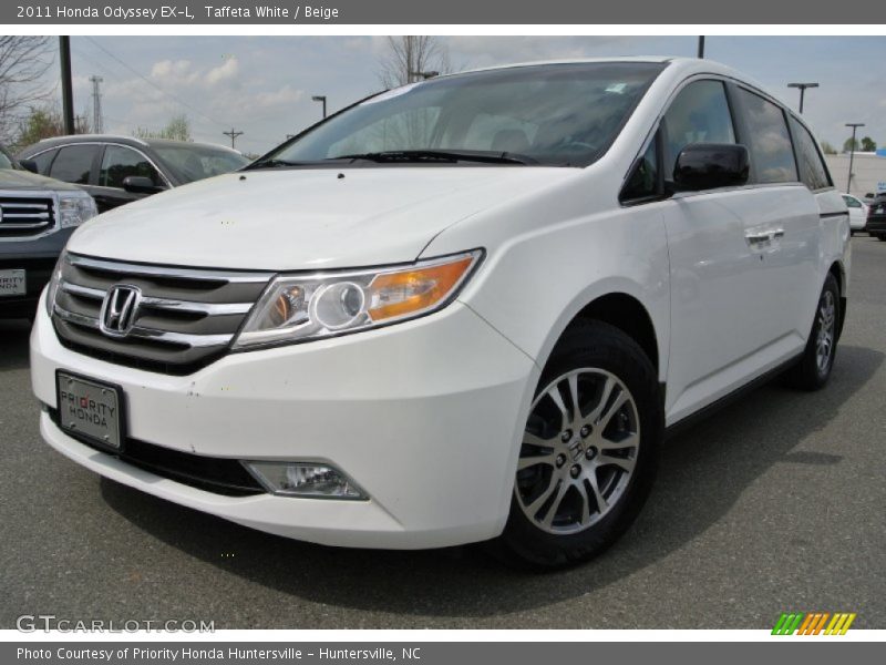 Taffeta White / Beige 2011 Honda Odyssey EX-L