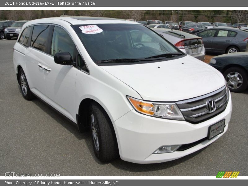 Taffeta White / Beige 2011 Honda Odyssey EX-L