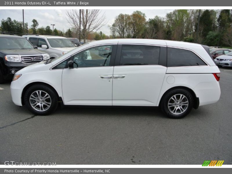 Taffeta White / Beige 2011 Honda Odyssey EX-L