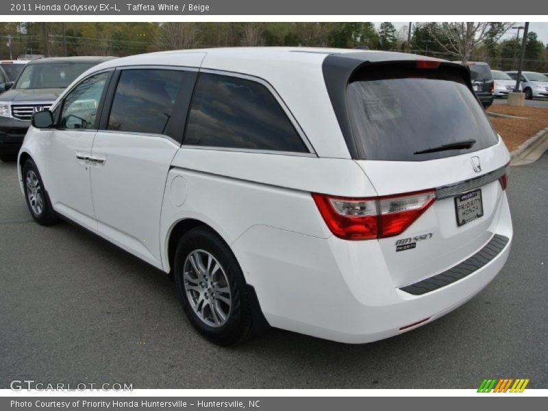 Taffeta White / Beige 2011 Honda Odyssey EX-L