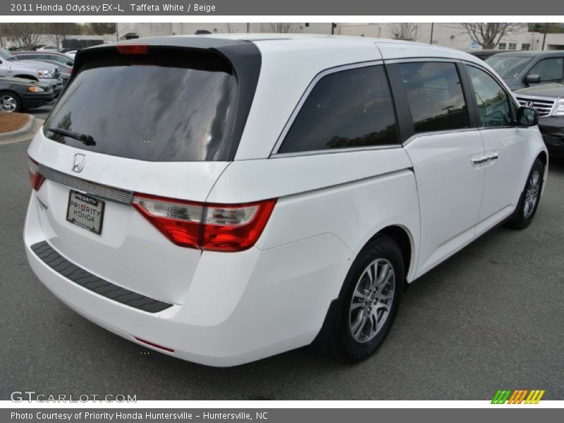 Taffeta White / Beige 2011 Honda Odyssey EX-L