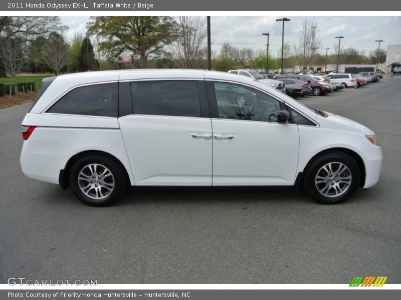 Taffeta White / Beige 2011 Honda Odyssey EX-L