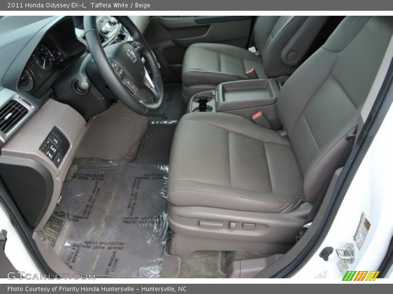 Taffeta White / Beige 2011 Honda Odyssey EX-L