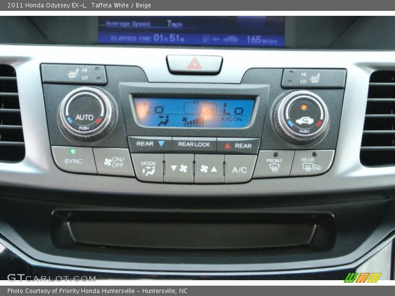 Taffeta White / Beige 2011 Honda Odyssey EX-L