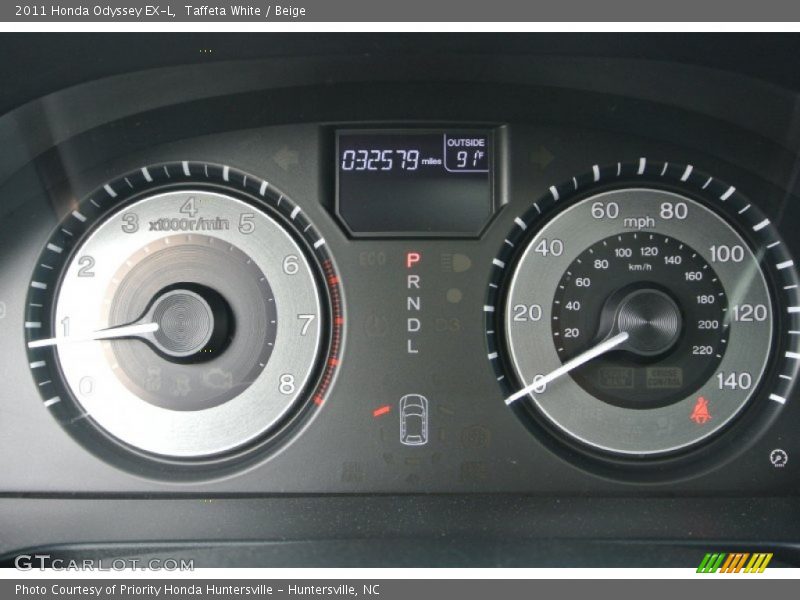 Taffeta White / Beige 2011 Honda Odyssey EX-L