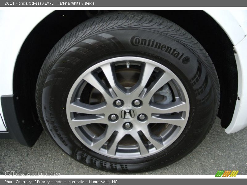 Taffeta White / Beige 2011 Honda Odyssey EX-L