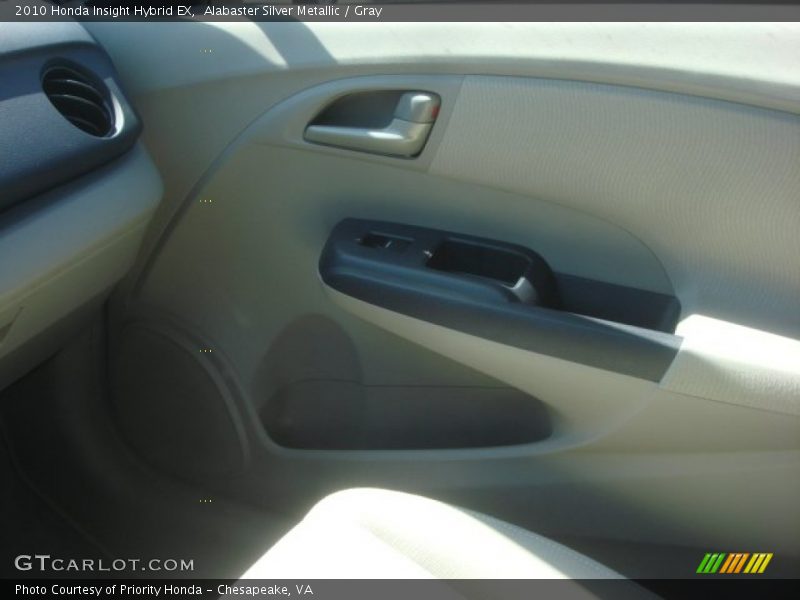 Alabaster Silver Metallic / Gray 2010 Honda Insight Hybrid EX