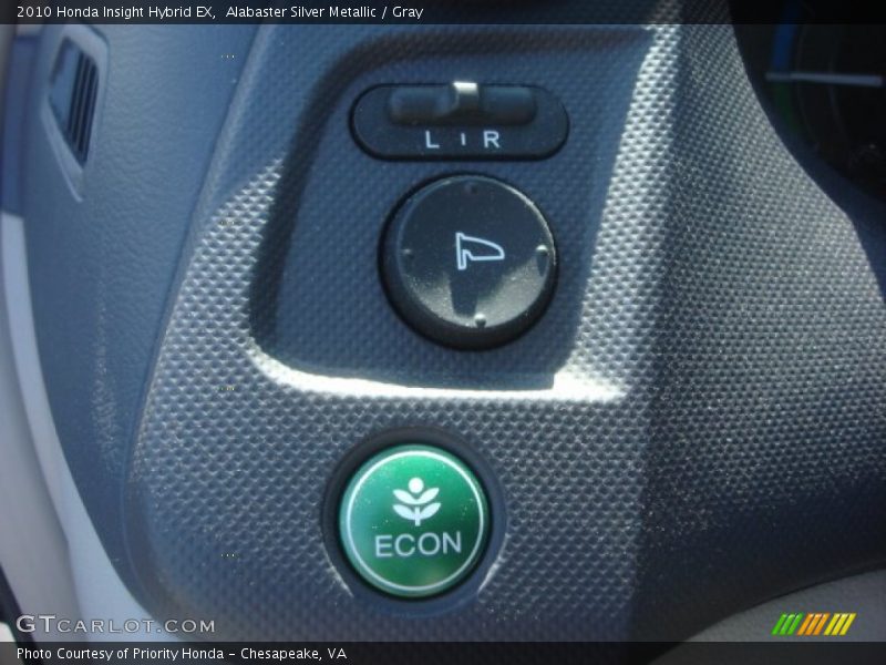 Alabaster Silver Metallic / Gray 2010 Honda Insight Hybrid EX
