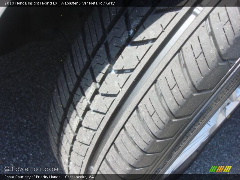 Alabaster Silver Metallic / Gray 2010 Honda Insight Hybrid EX